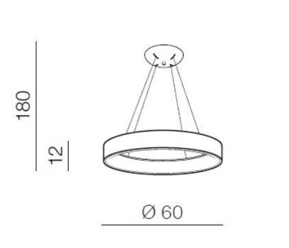 Rippvalgusti AZzardo Solvent AZ3971 hind ja info | Rippvalgustid | kaup24.ee