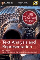 Text Analysis and Representation New edition, Text Analysis and Representation hind ja info | Võõrkeele õppematerjalid | kaup24.ee