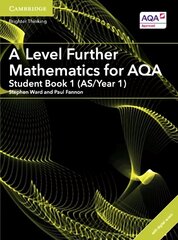 A Level Further Mathematics for AQA Student Book 1 (AS/Year 1) with Digital Access (2 Years) New edition, A Level Further Mathematics for AQA Student Book 1 (AS/Year 1) with Cambridge Elevate Edition (2 Years) hind ja info | Laste õpikud | kaup24.ee