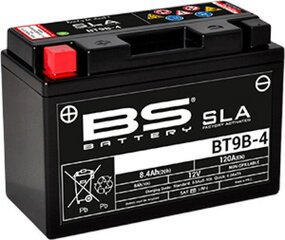 Aku BS-Battery BT9B-4 12V 8.4Ah hind ja info | Mootorrataste akud | kaup24.ee