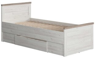 Кровать Luca Juzi 90, серый цена и информация | Детские кровати | kaup24.ee