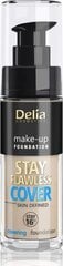 Jumestuskreem Delia Stay Flawless 16H, nr 505 Honey, 30 ml цена и информация | Пудры, базы под макияж | kaup24.ee