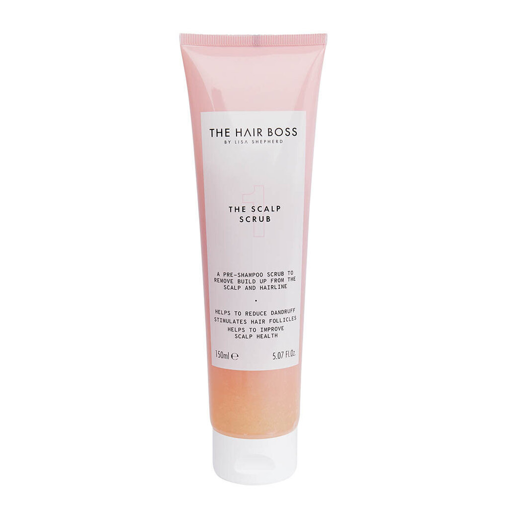 Peanaha- ja juuksekoorija The hair Boss By Lisa Shepherd The Scalp Scrub peeling, 150ml цена и информация | Maskid, õlid, seerumid | kaup24.ee