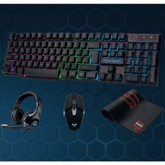 Игровой набор eSport ByteZone Combo, клавиатура, мышь, коврик для мыши, наушники цена и информация | Клавиатуры | kaup24.ee