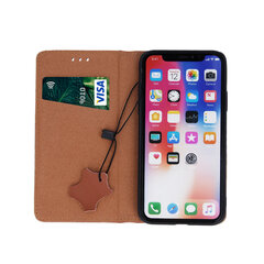 OEM Genuine Leather Case telefonile iPhone 7 / 8 / SE 2, pruun hind ja info | Telefoni kaaned, ümbrised | kaup24.ee