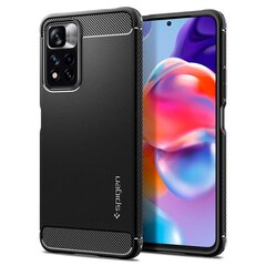 Spigen Rugged Armor, Xiaomi Redmi Note 11 Pro+ Plus 5G Black (ACS04804) hind ja info | Telefoni kaaned, ümbrised | kaup24.ee