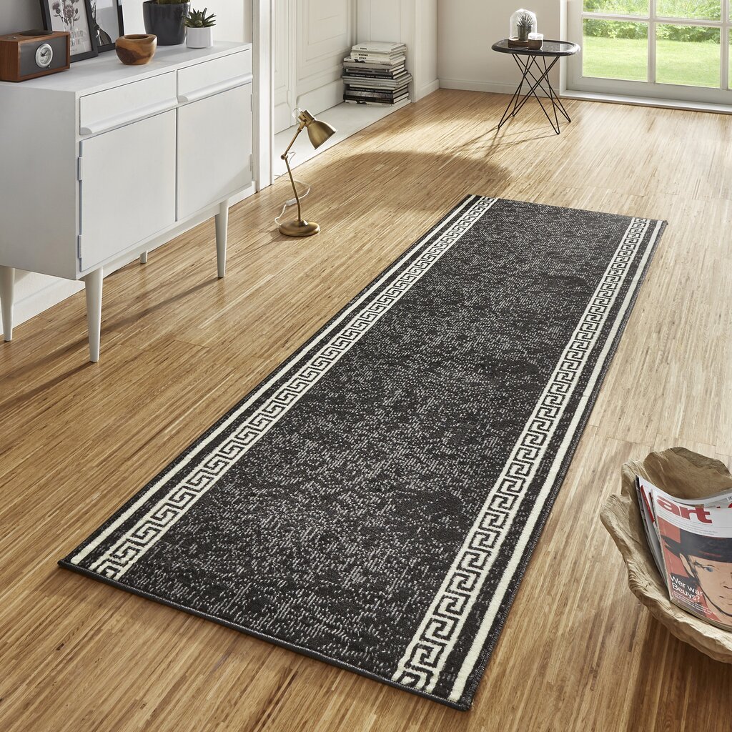 Vaip Hanse Home Basic Casa Black, 80x300 cm цена и информация | Vaibad | kaup24.ee