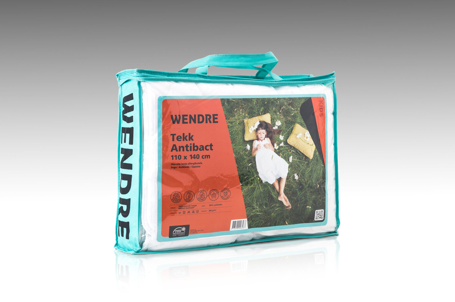 Wendre tekk Antibact 110 x 140 cm hind ja info | Tekid | kaup24.ee