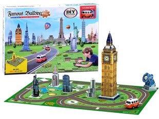 3D pusle Big Ben koos autoga hind ja info | Pusled | kaup24.ee