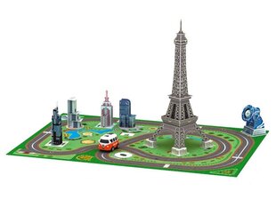 3D pusle Eiffel Tower koos autoga hind ja info | Pusled | kaup24.ee