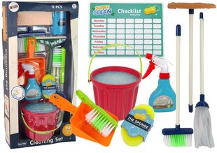 Puhastuskomplekt Cleaning Set, 11 o. hind ja info | Tüdrukute mänguasjad | kaup24.ee
