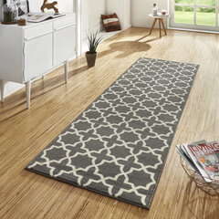 Ковровая дорожка Hanse Home Basic Glam Grey Creme, 80x250 см   цена и информация | Ковры | kaup24.ee