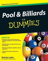 Pool and Billiards For Dummies цена и информация | Книги о питании и здоровом образе жизни | kaup24.ee