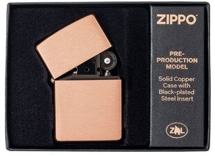 Зажигалка Zippo 48107 Solid Copper цена и информация | Зажигалки и аксессуары | kaup24.ee