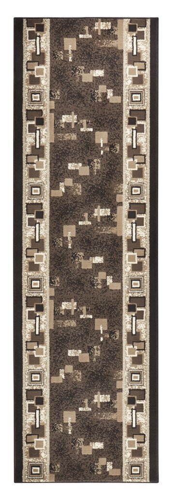 Vaip Hanse Home Basic Cube Brown, 80x350 cm цена и информация | Vaibad | kaup24.ee