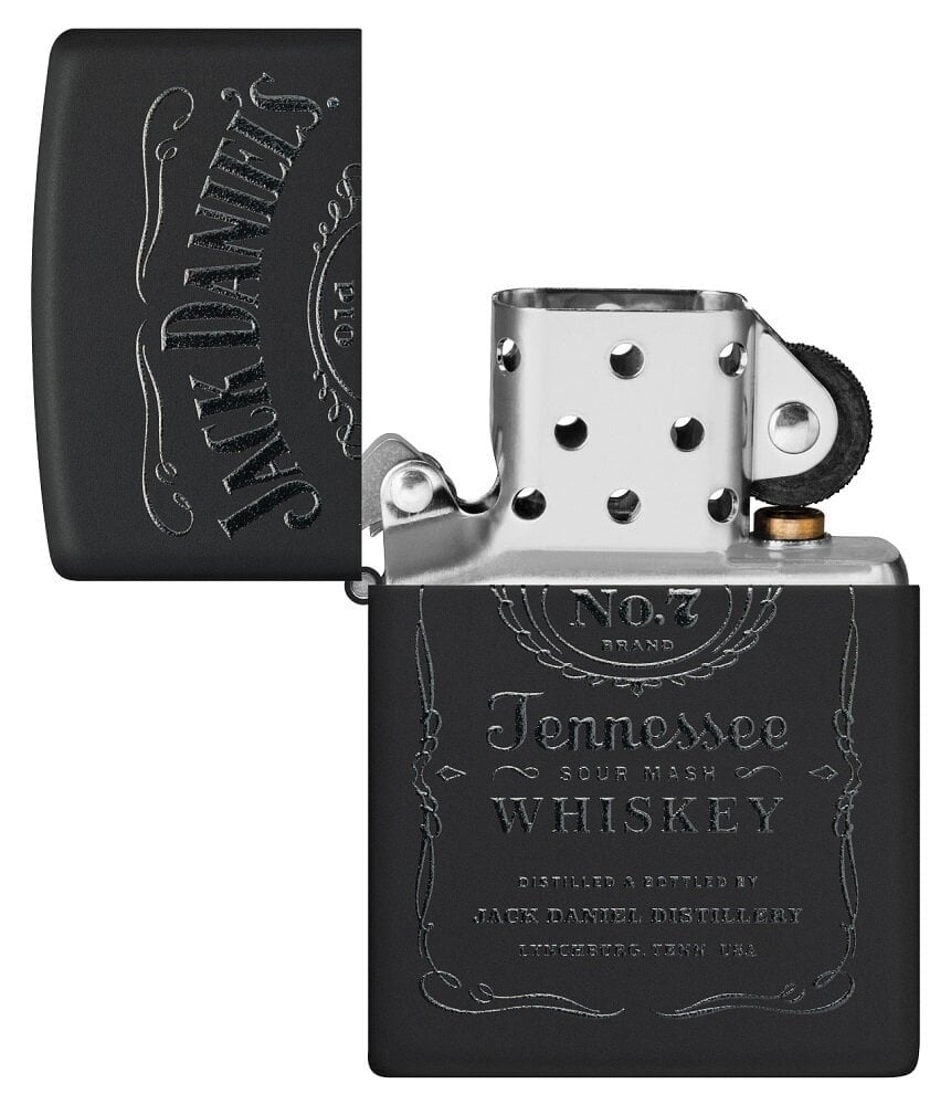 Kinkekomplekt Zippo 48460 tulemasin Jack Daniel's® ja nahast ümbris tulemasina jaoks hind ja info | Tulemasinad ja tarvikud | kaup24.ee