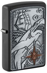 Зажигалка Zippo 48120 Ship Shark Emblem Design цена и информация | Зажигалки и аксессуары | kaup24.ee