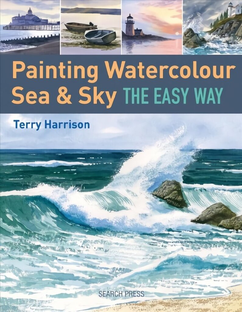 Painting Watercolour Sea & Sky the Easy Way цена и информация | Tervislik eluviis ja toitumine | kaup24.ee