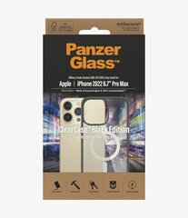 PanzerGlass ClearCase iPhone 15 Pro Max 6.7" D3O 2xMilitary grade czarny|black 1179 цена и информация | Чехлы для телефонов | kaup24.ee