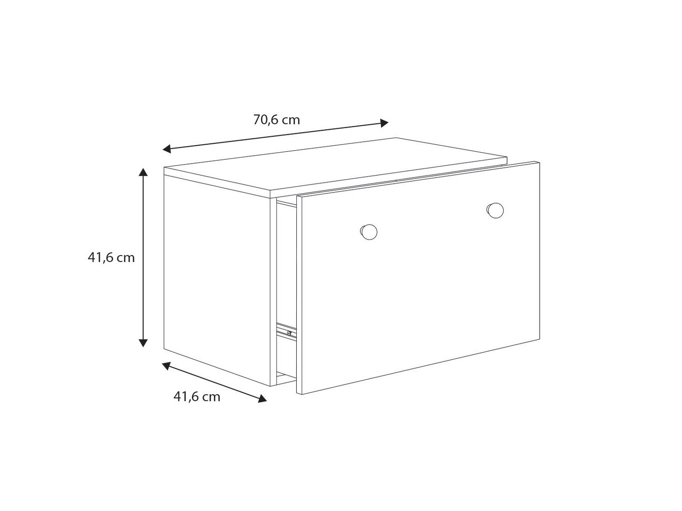 Mänguasjakast Inga, 70,6x41,6x41,6 cm цена и информация | Hoiukastid ja -korvid | kaup24.ee