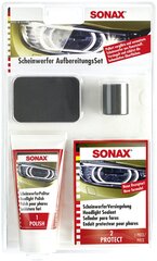 Комплект для полировки фар SONAX цена и информация | SONAX Автотовары | kaup24.ee
