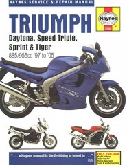 Triumph Daytona, Speed Triple, Sprint & Tiger 885/955cc (97 - 05) hind ja info | Reisiraamatud, reisijuhid | kaup24.ee