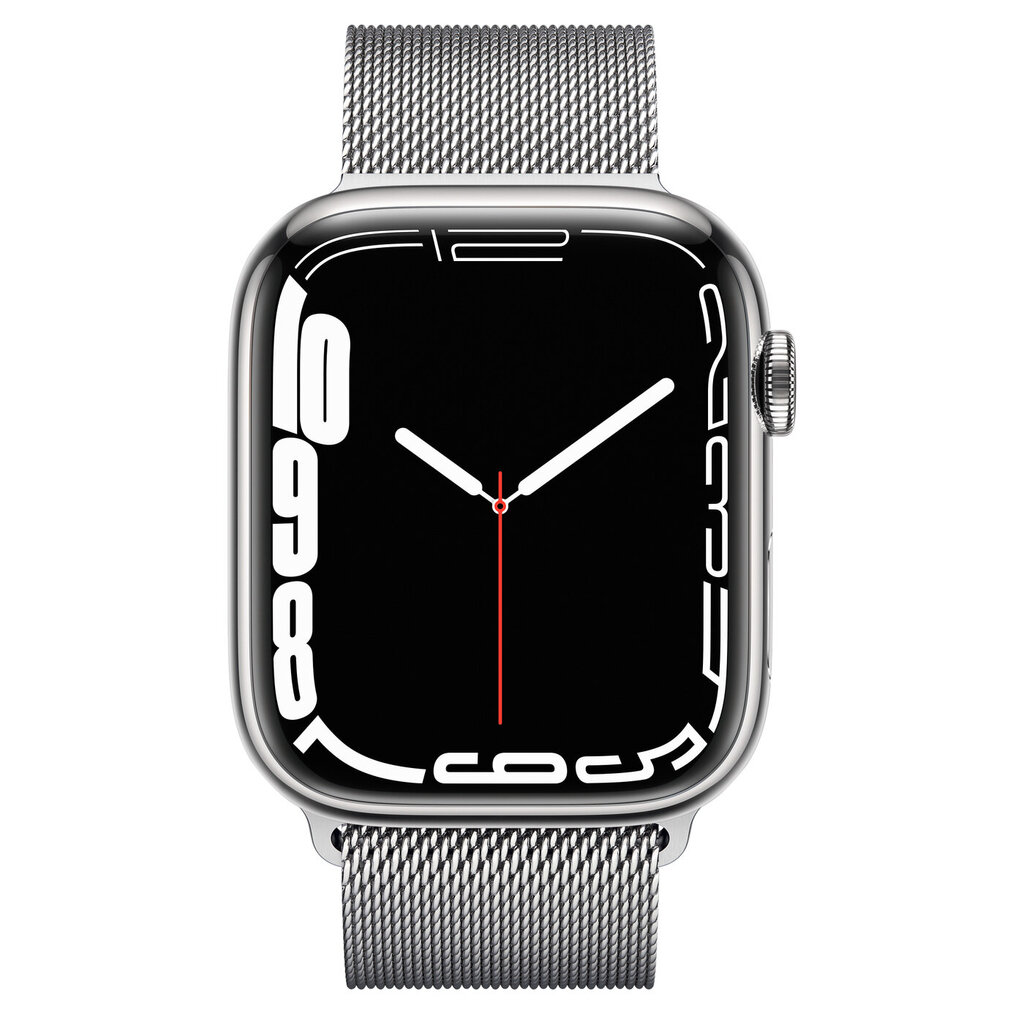 Apple Watch Series 7 45mm Stainless steel GPS+Cellular , Uuendatud цена и информация | Nutikellad (smartwatch) | kaup24.ee