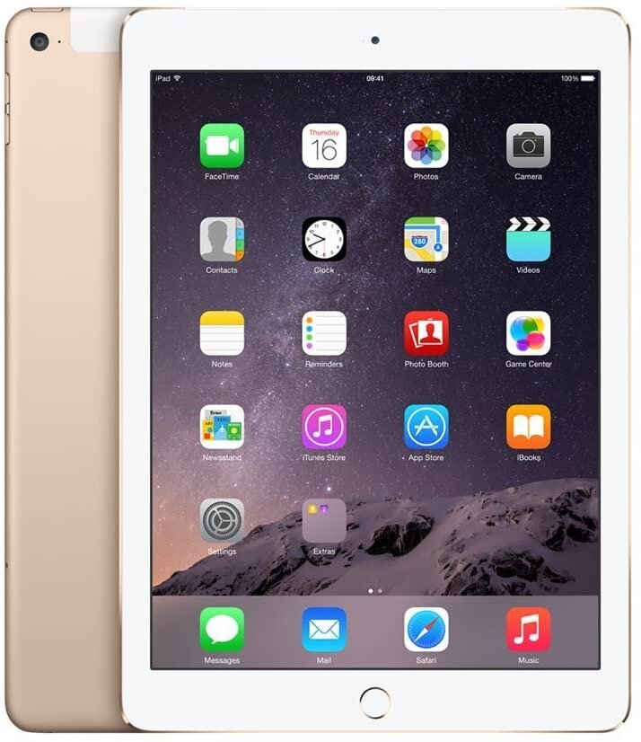 iPad Air 2 9.7" 64GB WiFi + Cellular Gold (uuendatud, seisukord A) цена и информация | Tahvelarvutid | kaup24.ee