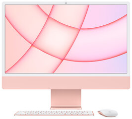 iMac 2021 Retina 4.5K 24" - M1 7C GPU / 8GB / 256 SSD Pink (обновленный, состояние A) цена и информация | Ноутбуки | kaup24.ee