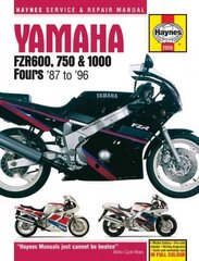 Yamaha FZR 600, 750, 1000 Fours (87 - 96) цена и информация | Путеводители, путешествия | kaup24.ee
