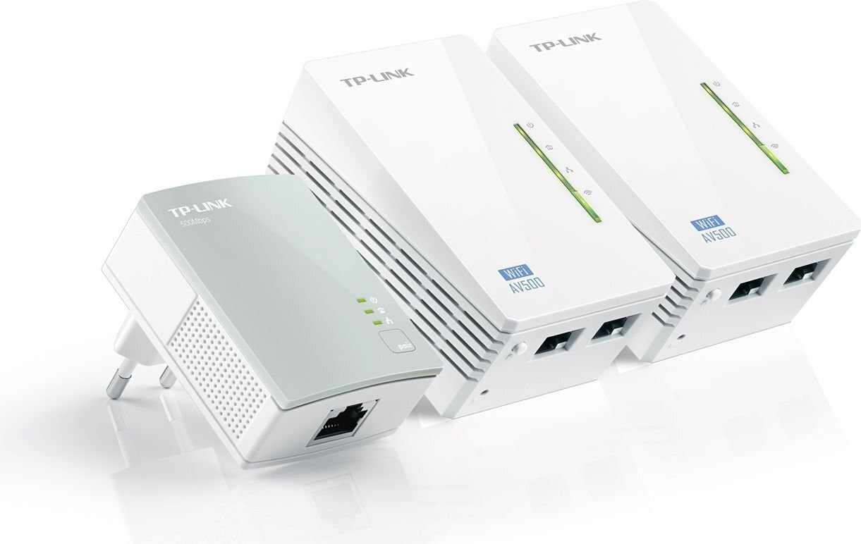 Elektriülekandeliin TP-Link TL-WPA4220T Kit WiFi Valge цена и информация | Ruuterid | kaup24.ee