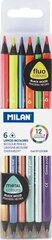 Карандаши Milan 7123306, металлик, флуоресцентный цена и информация | Канцелярские товары | kaup24.ee