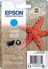 Картридж с оригинальными чернилами Epson 603 Циановый цена и информация | Картриджи для струйных принтеров | kaup24.ee