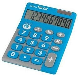 Kalkulaator Milan Duo Kalkulaator, sinine, PVC цена и информация | Канцелярские товары | kaup24.ee