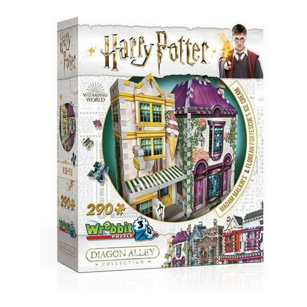 3D Puzlė Harry Potter Madam Malkin's & Florean Fortescue's Ice Cream Wrebbit, 219539, 209 d. hind ja info | Pusled | kaup24.ee