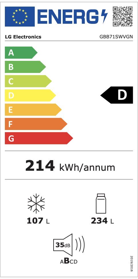 LG GBB71SWVGN цена и информация | Külmkapid | kaup24.ee