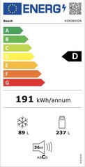 Bosch KGN36VIDA цена и информация | Холодильники | kaup24.ee