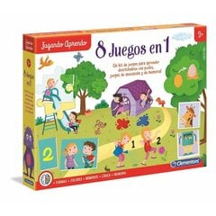 Edukacinis žaidimas Aprendo 8 en 1 Clementoni, 5 x 37 x 28 cm цена и информация | Развивающие игрушки | kaup24.ee