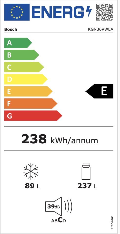 Bosch KGN36VWEA цена и информация | Külmkapid | kaup24.ee