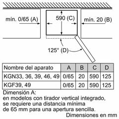 Комбинированный холодильник BOSCH KGN36VIEA  Нержавеющая сталь (186 x 60 cm) kaina ir informacija | Холодильники | kaup24.ee