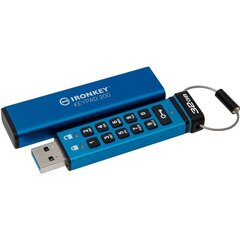 Память Flash Kingston IKKP200/32ГБ, синяя цена и информация | USB накопители | kaup24.ee
