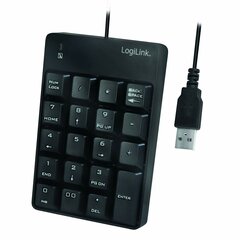 Numbriklaviatuur logilink id0184 (kasutage a+) цена и информация | Клавиатура с игровой мышью 3GO COMBODRILEW2 USB ES | kaup24.ee