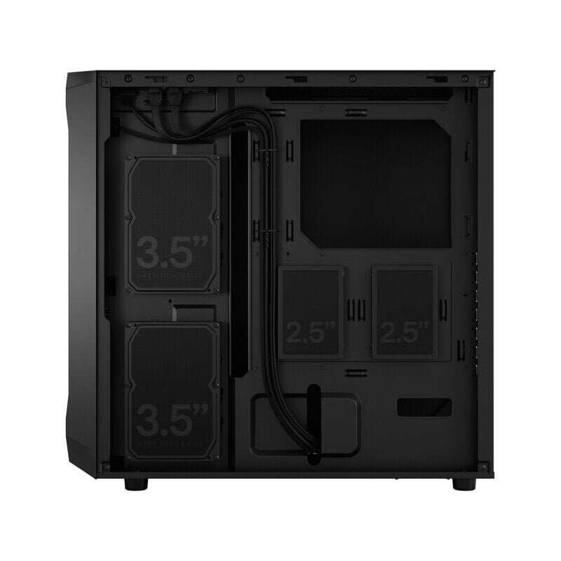 Fractal Design Focus 2 Black Solid hind ja info | Arvutikorpused | kaup24.ee