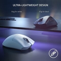 Razer DeathAdder V3 Pro, white - Wireless optical mouse hind ja info | Razer Arvutid ja IT- tehnika | kaup24.ee