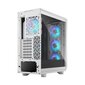 Fractal Design Meshify 2 Compact RGB White TG Clear цена и информация | Arvutikorpused | kaup24.ee