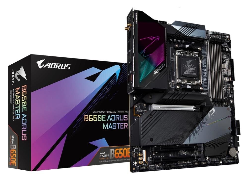 Gigabyte B650E Aorus Master, Socket AM5, DDR5, ATX, Wifi hind ja info | Emaplaadid | kaup24.ee