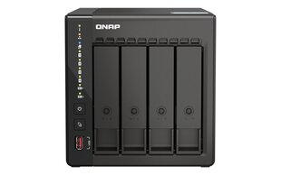 QNAP 4-Bay desktop NAS TS-453E-8G Up to 4 HDD/SSD Hot-Swap цена и информация | Жёсткие диски (SSD, HDD) | kaup24.ee