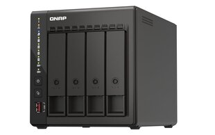 Настольный NAS-сервер QNAP с 4 отсеками TS-453E-8G До 4 жестких дисков/твердотельных накопителей с возможностью горячей замены цена и информация | Жёсткие диски (SSD, HDD) | kaup24.ee