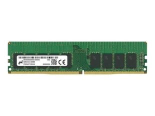 Серверный модуль памяти|MICRON|DDR4|16GB|UDIMM/ECC|3200 MHz|CL 22|1.2 V|MTA9ASF2G72AZ-3G2R цена и информация | Micron Компьютерная техника | kaup24.ee