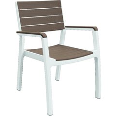 Садовый стул Harmony Armchair, белый/бежевый цена и информация | Садовые стулья, кресла, пуфы | kaup24.ee